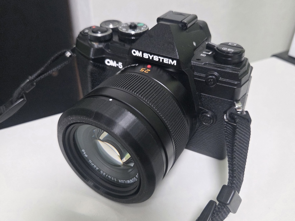 専用フード&デコレーションリング for Panasonic LEICA DG SUMMILUX 25mm F1.4 Ⅱ ASPH.