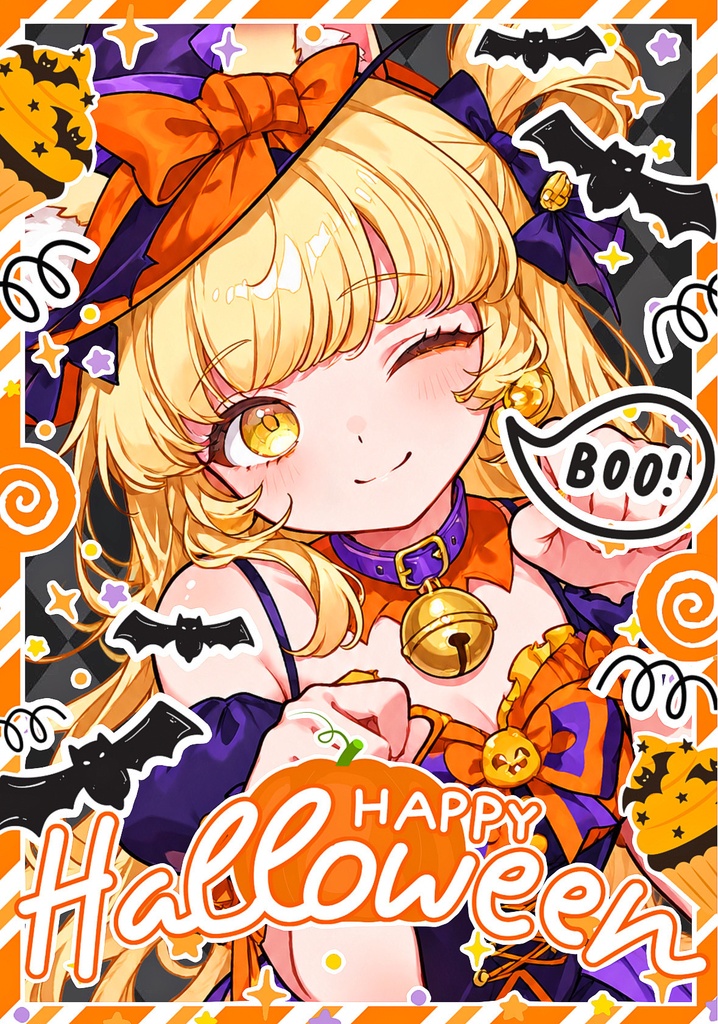 ✧全13種✧【ハロウィンチェキ風】✦ ネップリ素材✦【L版サイズ/返礼品OK!】