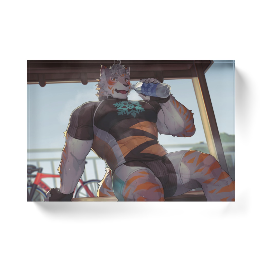 【Zwift配信100回記念】アクリルブロック