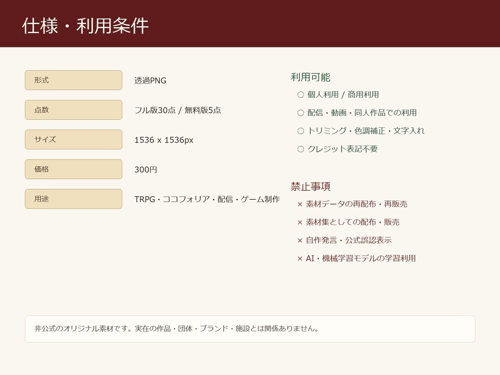 【無料お試し版あり/商用利用可/透過PNG】昭和レトロ映画館・映写室小物素材30点|TRPG・ココフォリア・配信・ゲーム素材