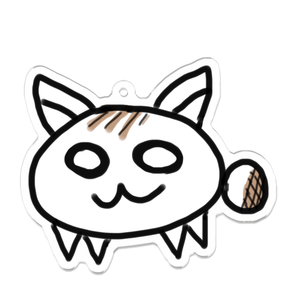 ねこもち　アクリルキーホルダー