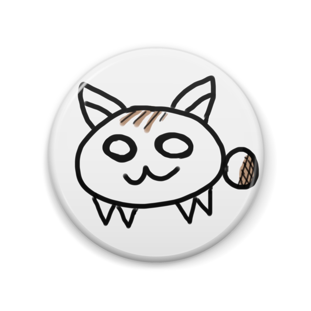 ねこもち　缶バッジ 