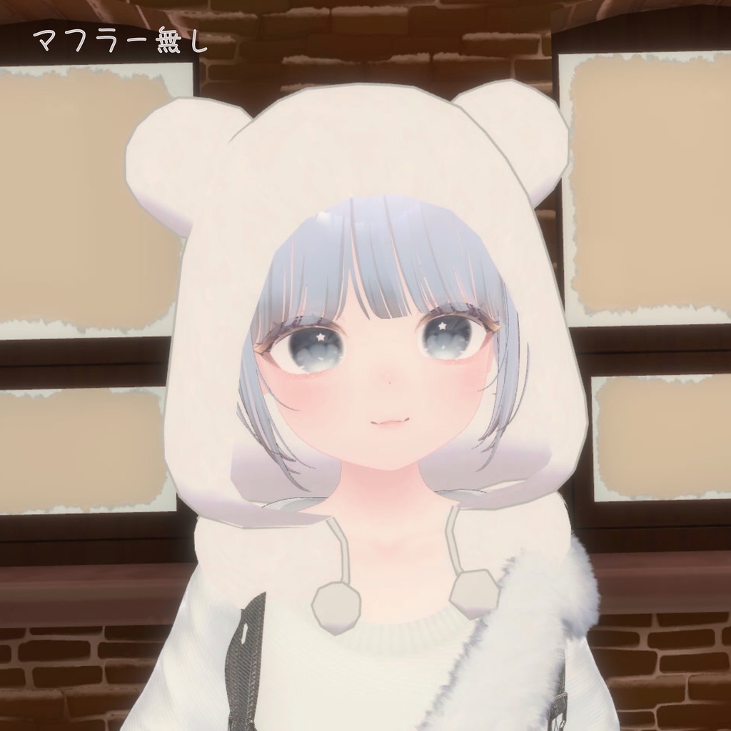 Animal Hood & Muffler 耳が動くギミック付き!【Socks 無料!】