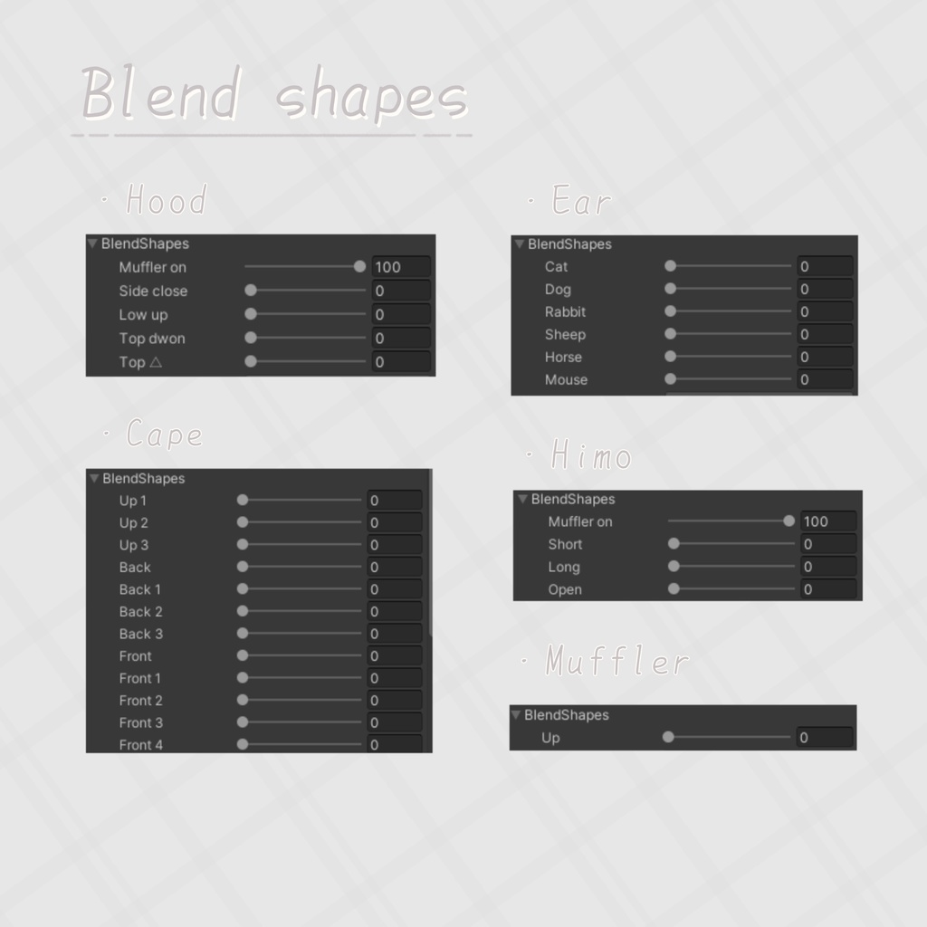 Animal Hood & Muffler 耳が動くギミック付き!【Socks 無料!】