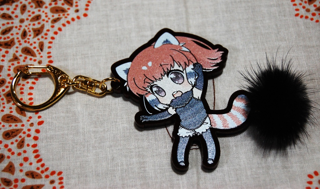 【goods】レッサーパンダ アクリルキーホルダー