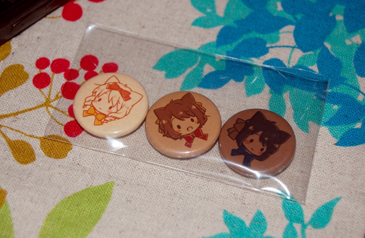 【goods】チョコにゃんこ缶バッジセット