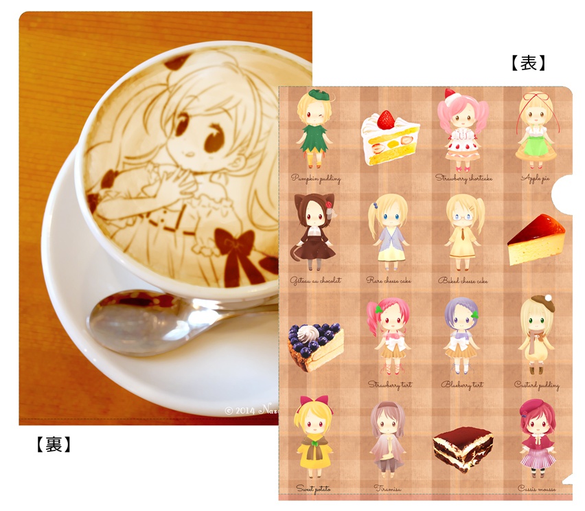 【goods】スイーツ擬人化クリアファイル