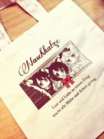 【goods】チョコにゃんこコットンバッグ