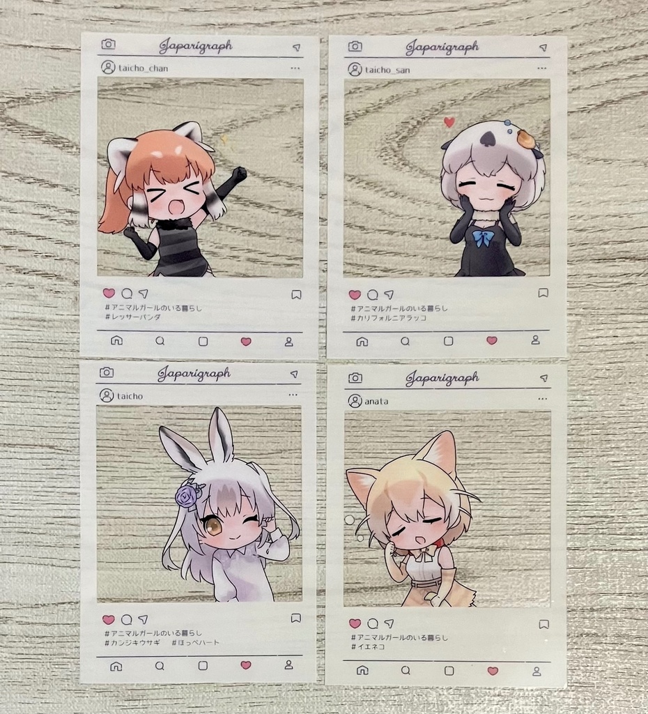 【goods】SNS風クリアカード