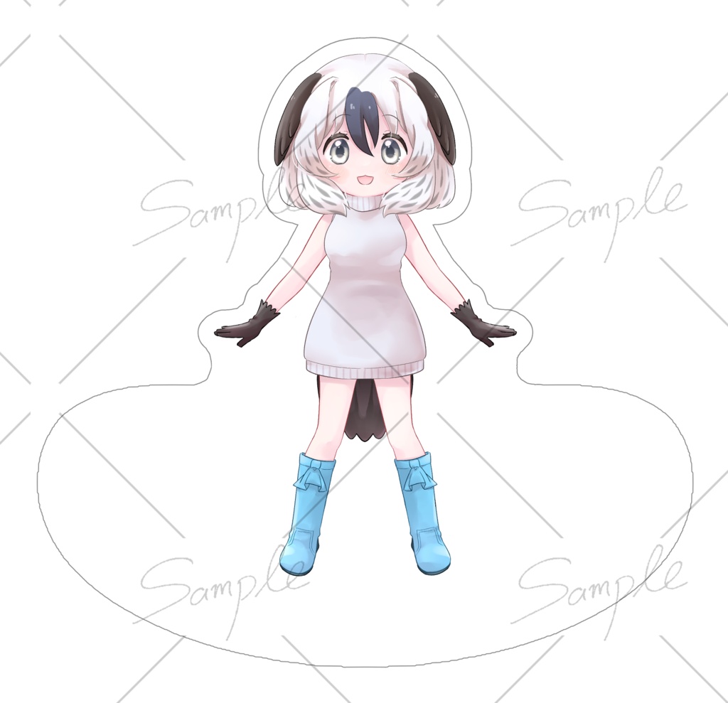 【goods】アオアシカツオドリちゃんてくてくアクリルフィギュア