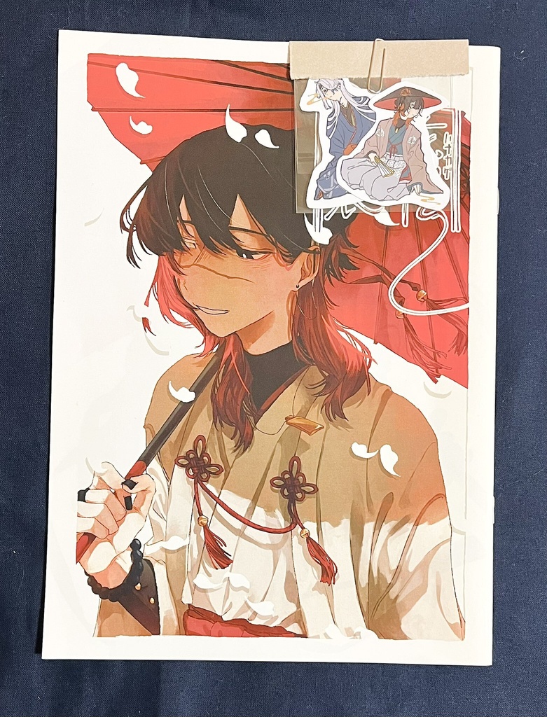 イラスト本セット：花陰に一朶　