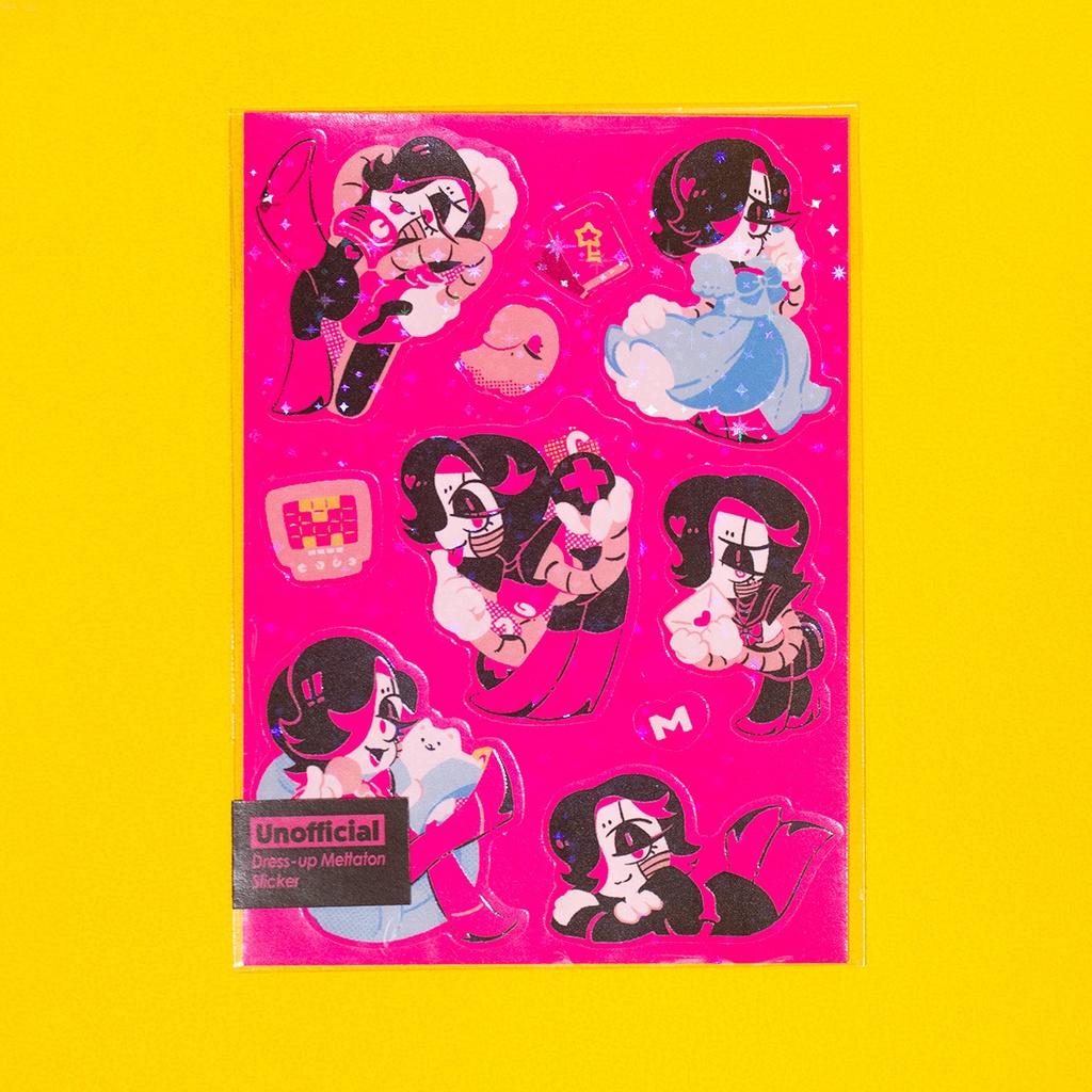 キラキラ蛍光/蓄光シール