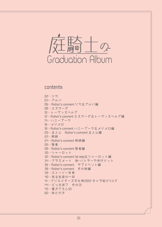 【製本版】庭騎士のGraduation Album