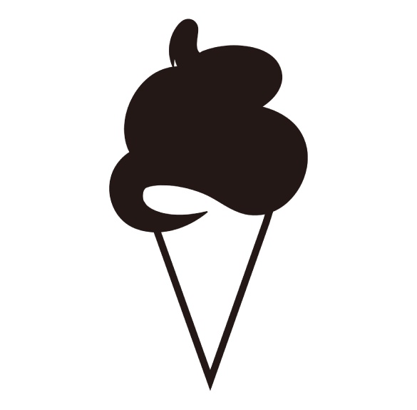 ソフトクリームのロゴ