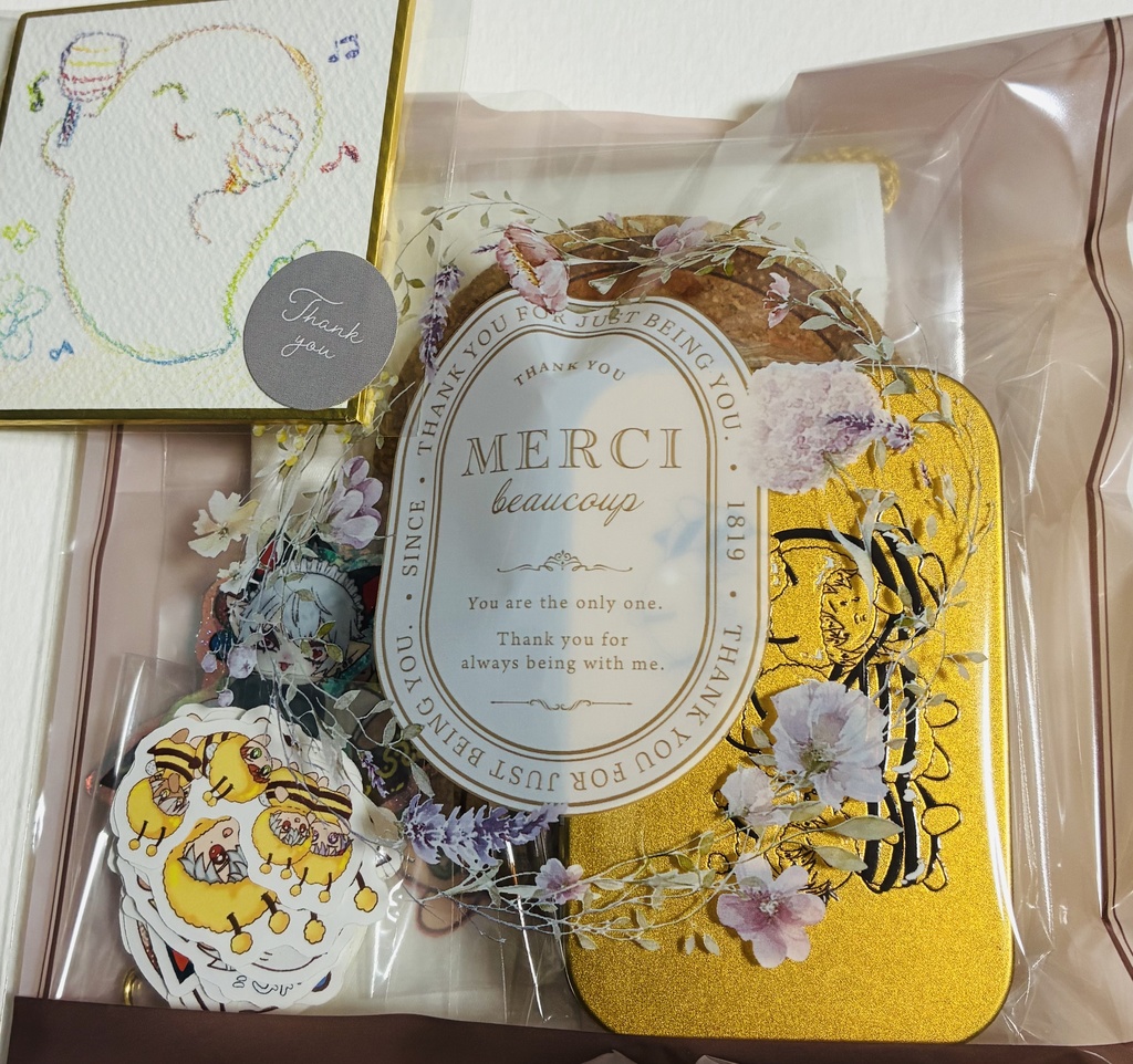 豆色紙付きグッズセット