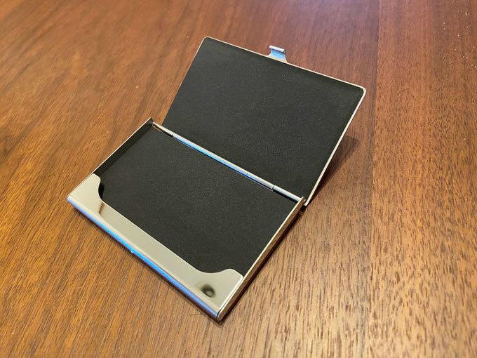 アイドルマスター銘木&ステンレス名刺入れ