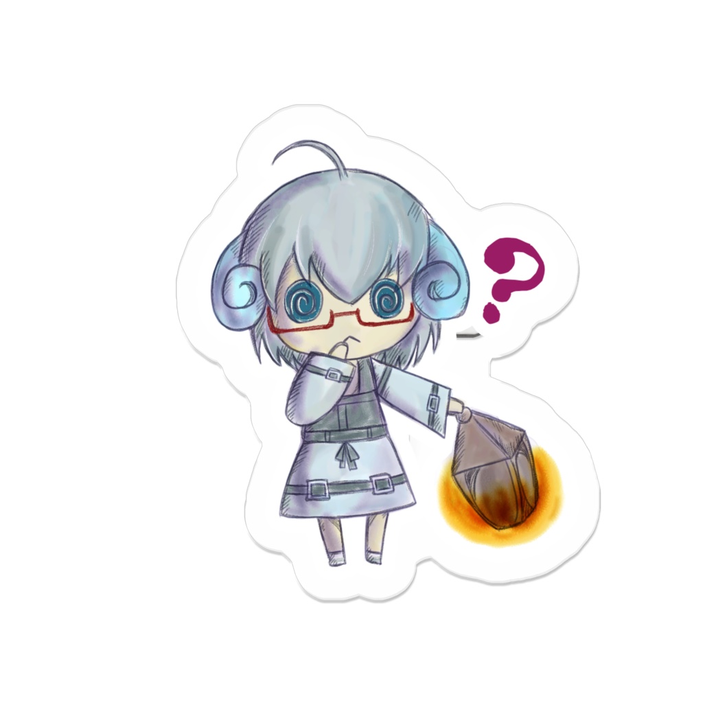 ダークめーこ:アクリルバッジ(?入り)