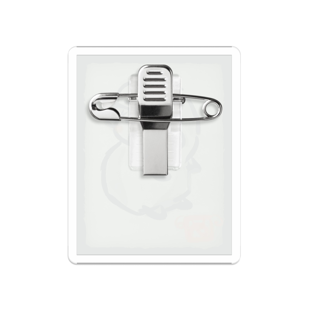 浮羊絵アクリルバッジ:見返り美羊