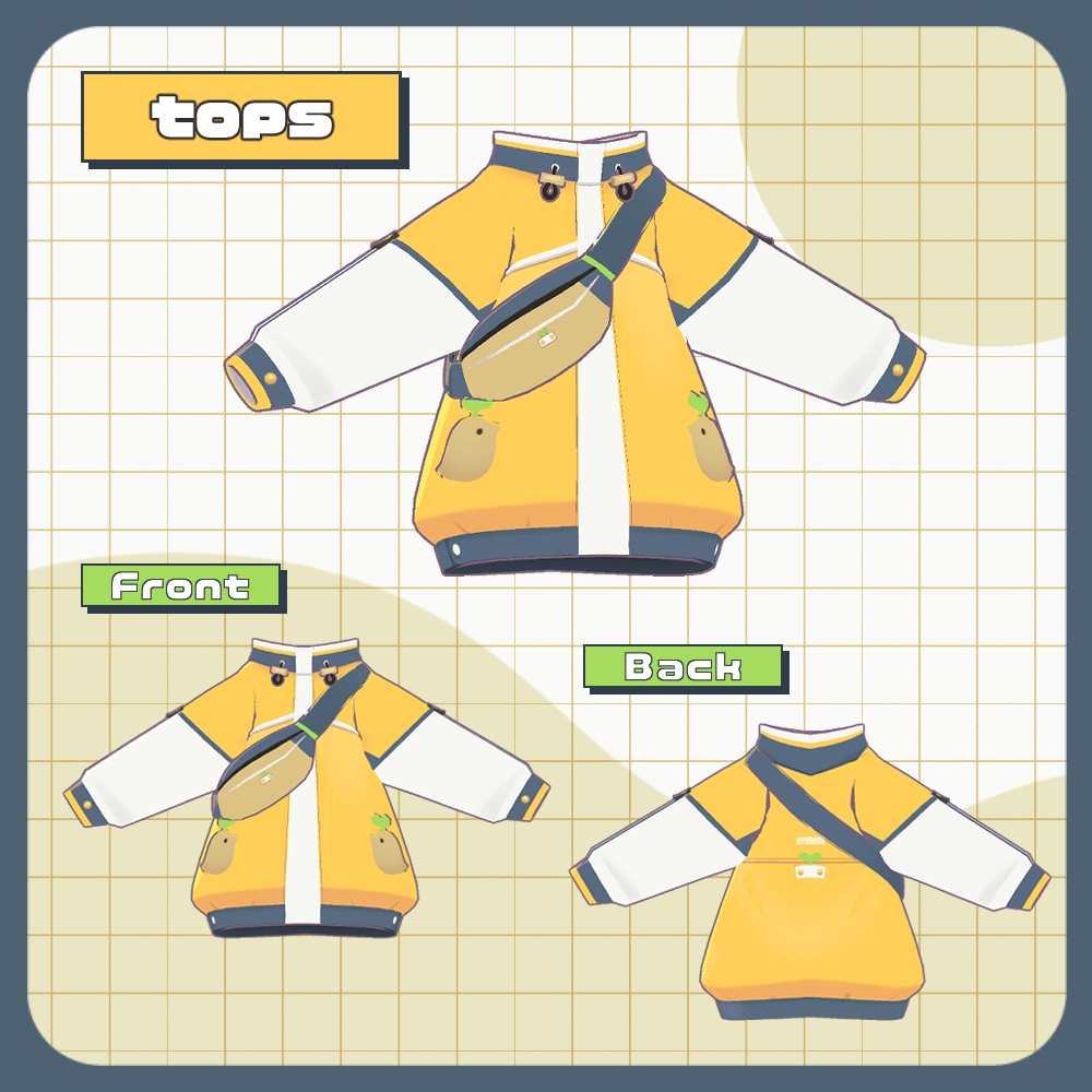 ひよこ豆パーカーセット【まめふれんず対応】