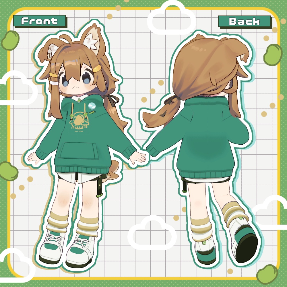 そらまめパーカーセット【まめふれんず対応】