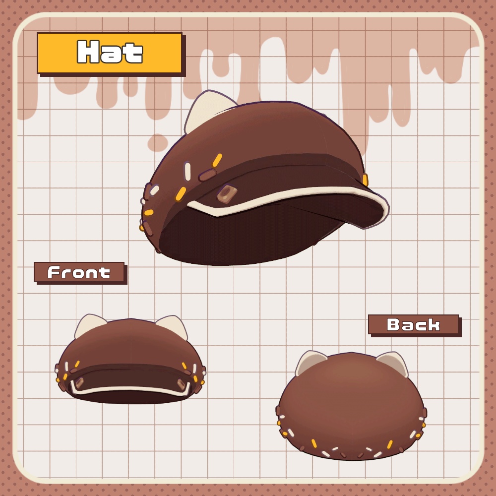 チョコパーカー&各アクセサリーセット【まめふれんず対応】