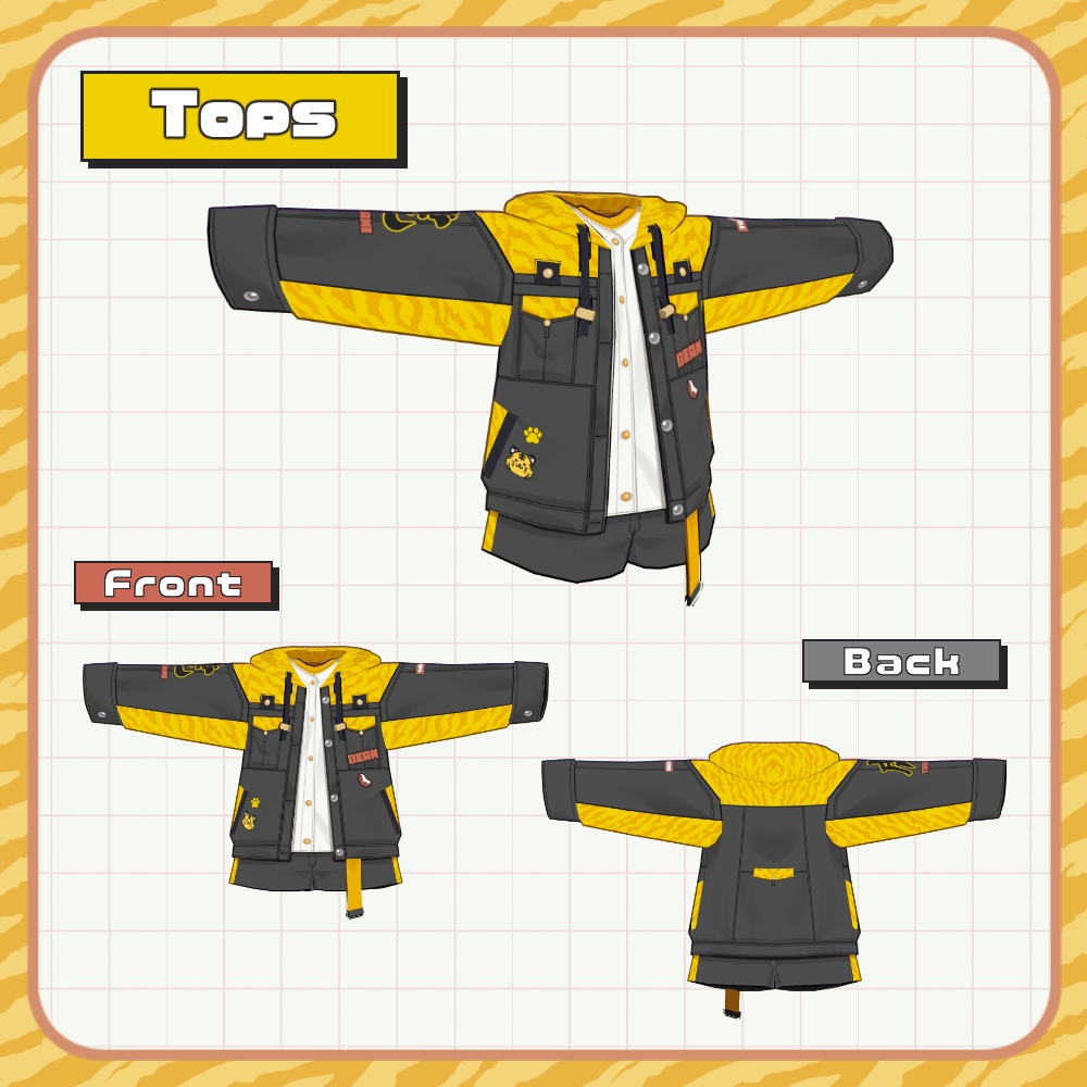 とら豆ジャケットセット【まめふれんず対応】