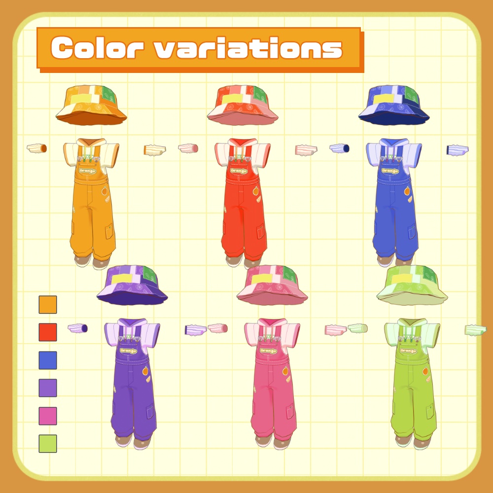 オレンジワークスセット【まめふれんず対応】