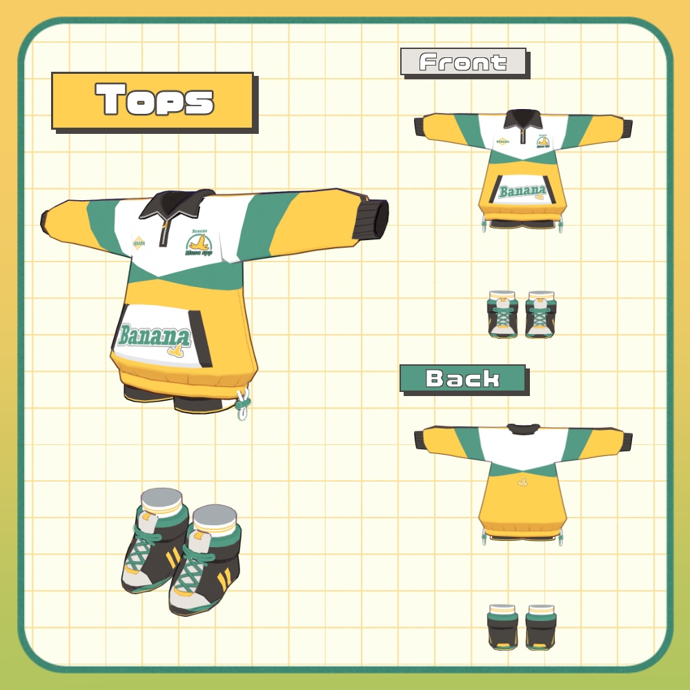 BANANAジャージセット【まめふれんず対応】