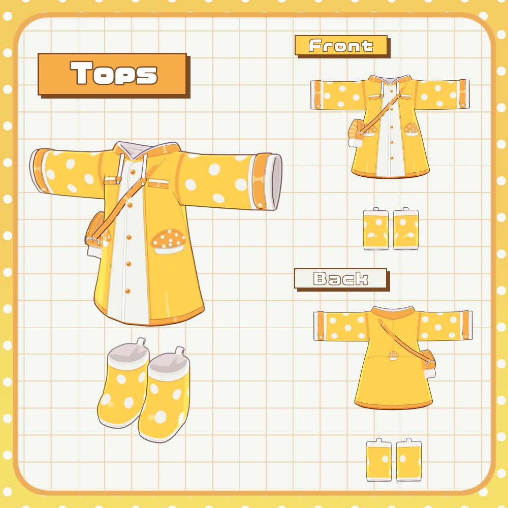 きのこカッパスタイル【まめふれんず対応】