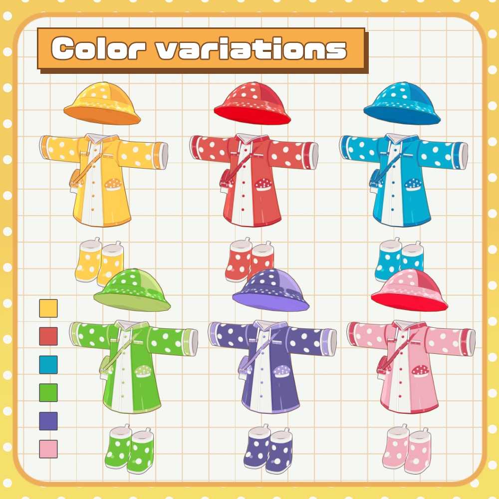 きのこカッパスタイル【まめふれんず対応】