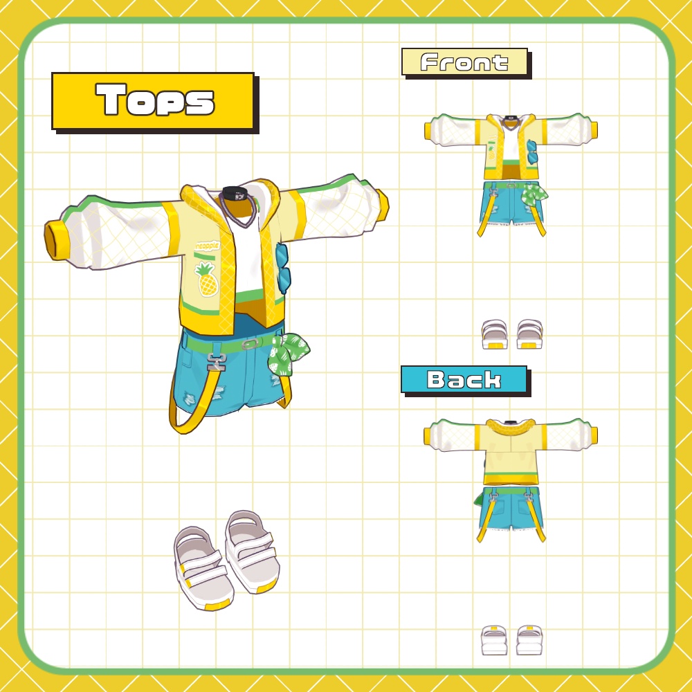 パイナップルビーチ【まめふれんず対応】