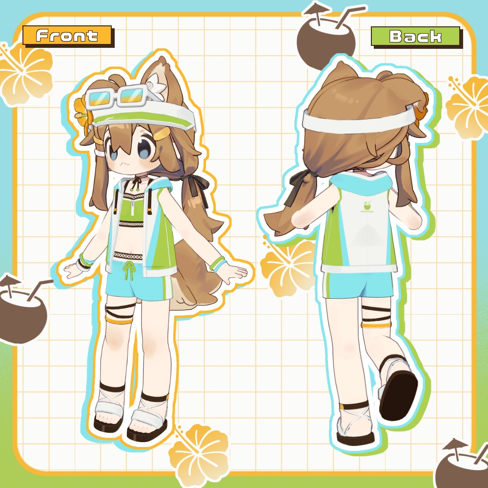 ココナッツサマー【まめふれんず対応】