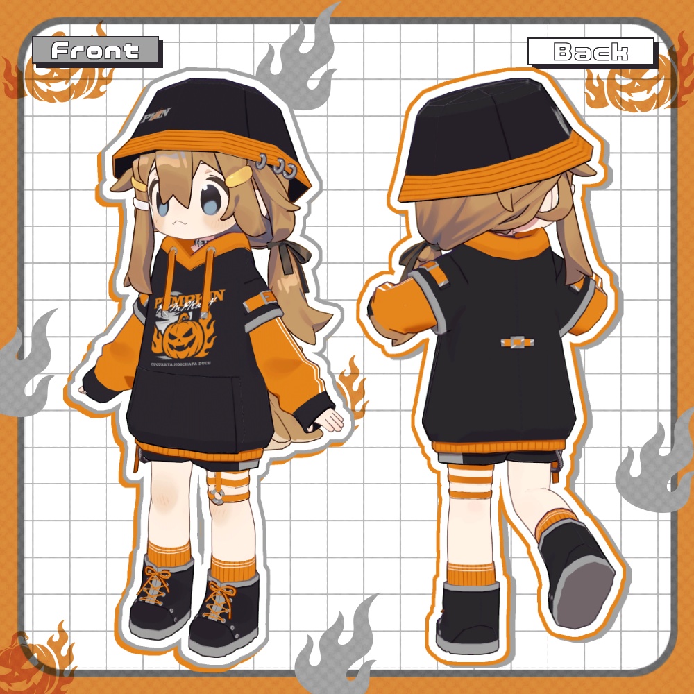 カボチャパーカー【まめふれんず対応】