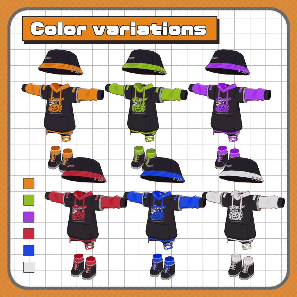 カボチャパーカー【まめふれんず対応】