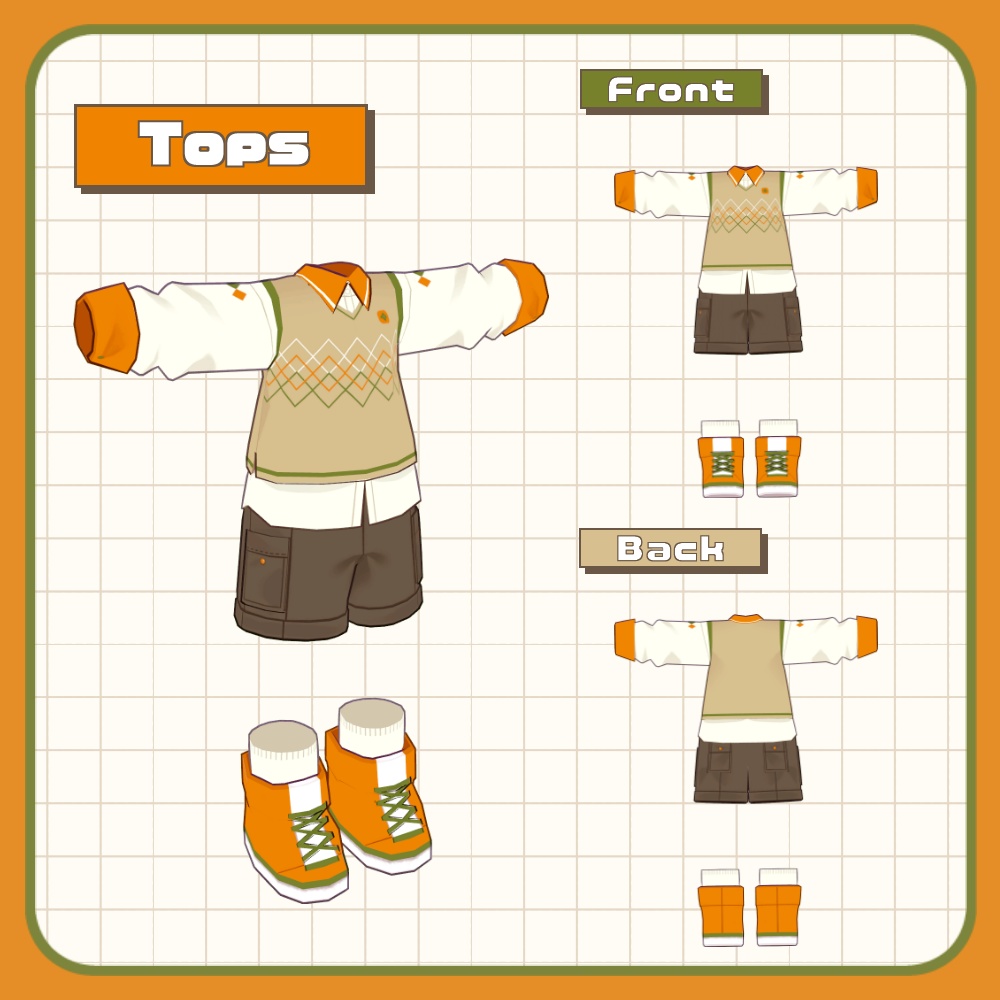 まるごと柿ベスト【まめふれんず対応】