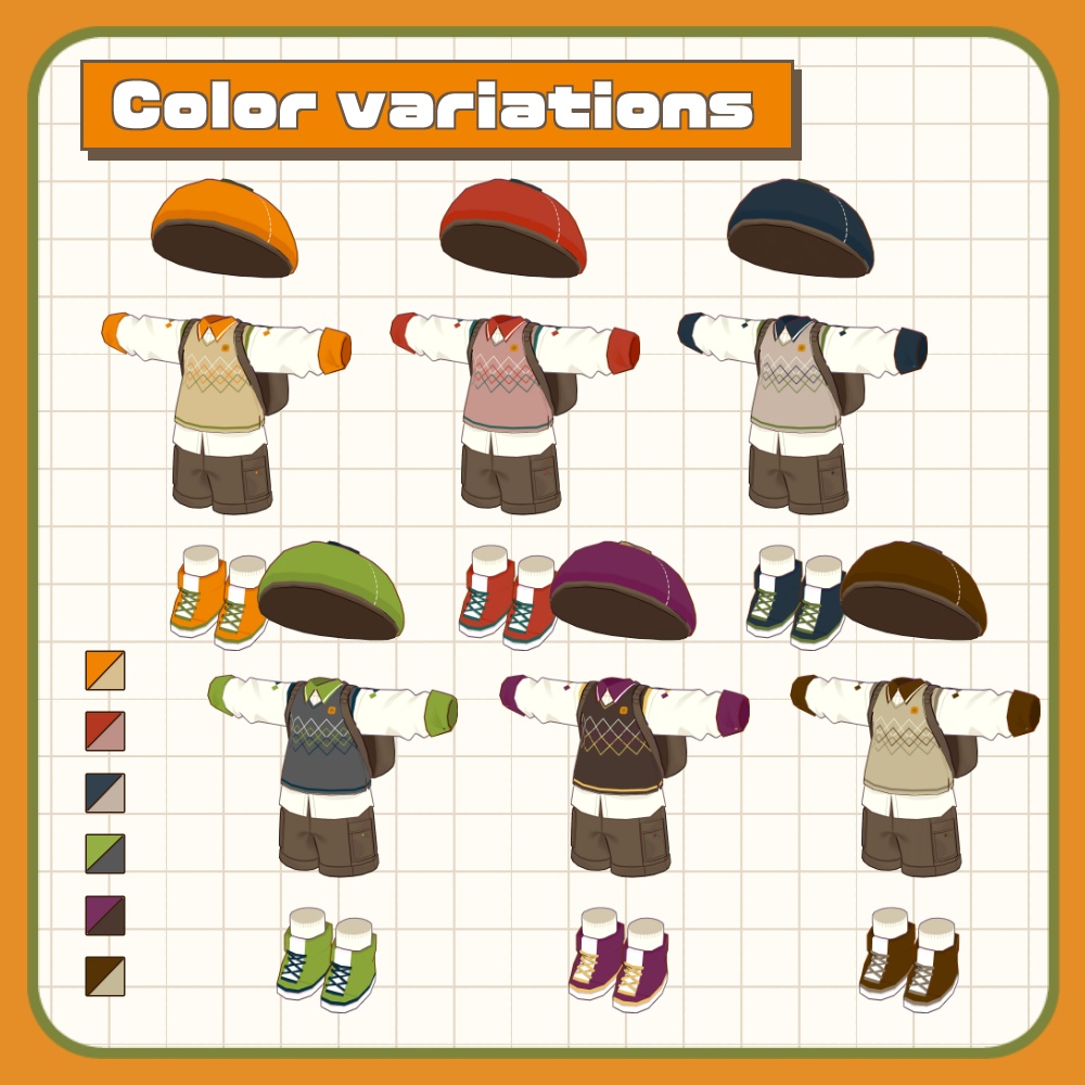 まるごと柿ベスト【まめふれんず対応】