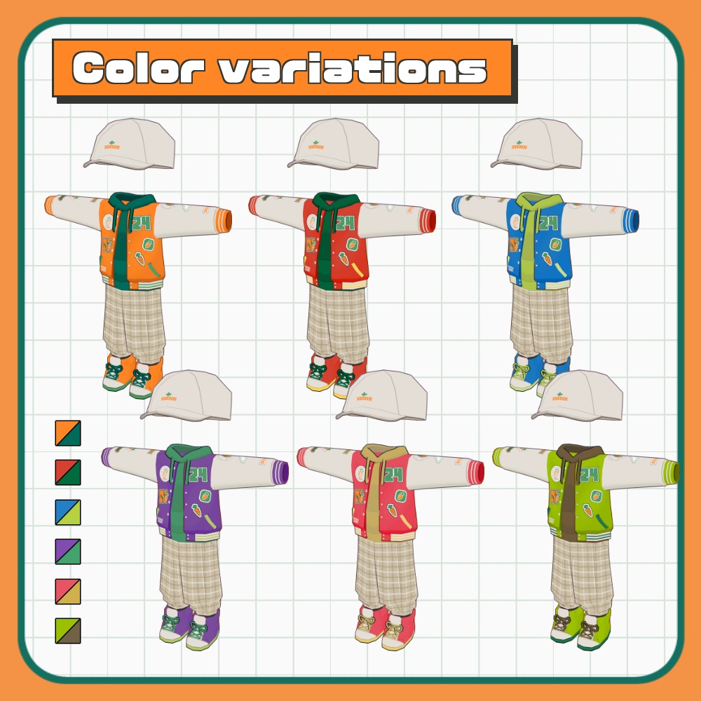 にんじんジャンパー【まめふれんず対応】