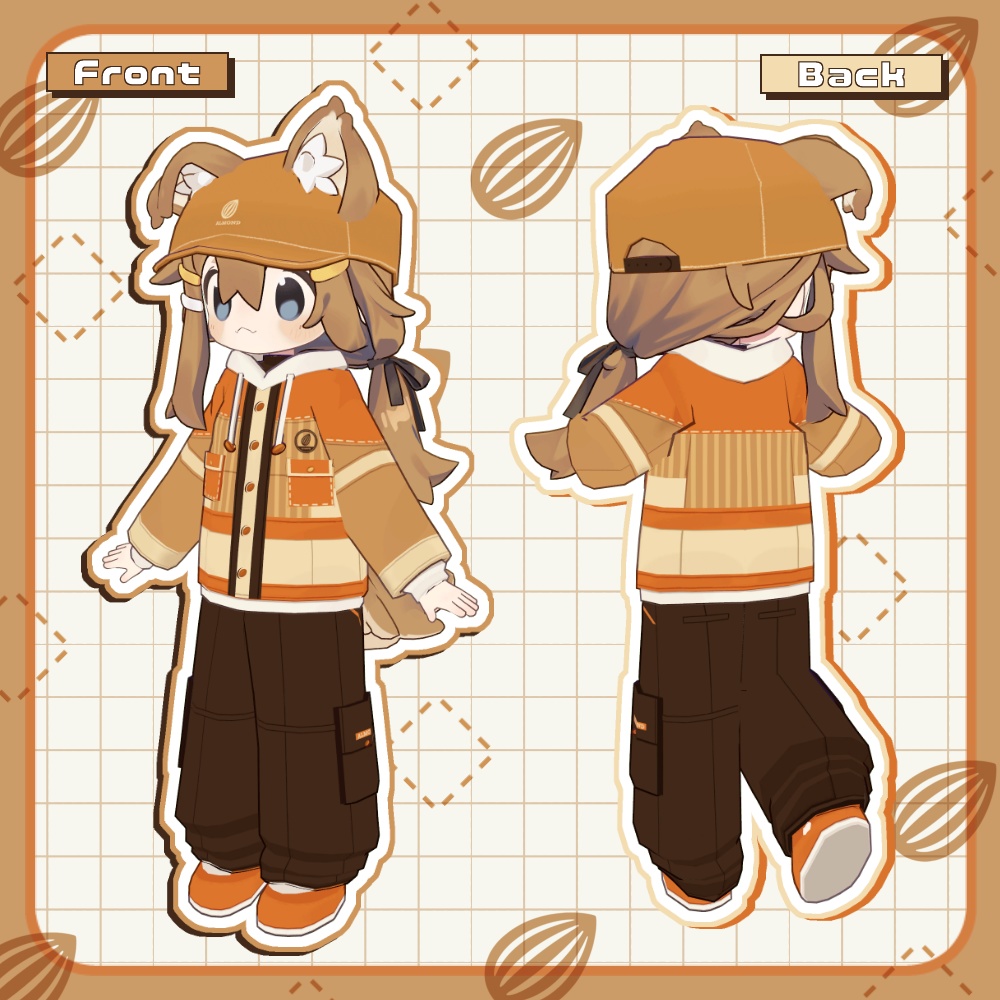 アーモンドジャンパー【まめふれんず対応】