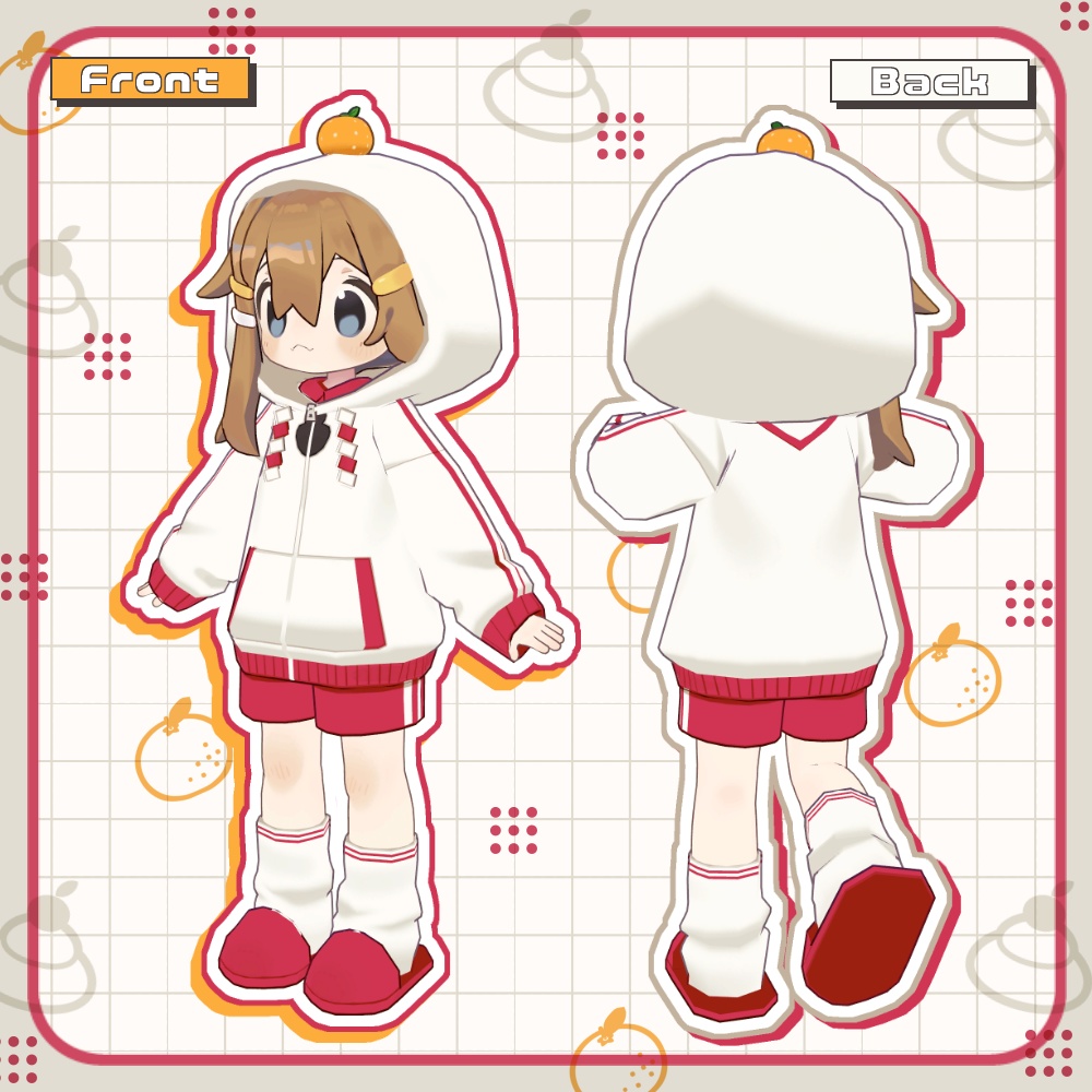 鏡餅パーカー【まめふれんず対応】