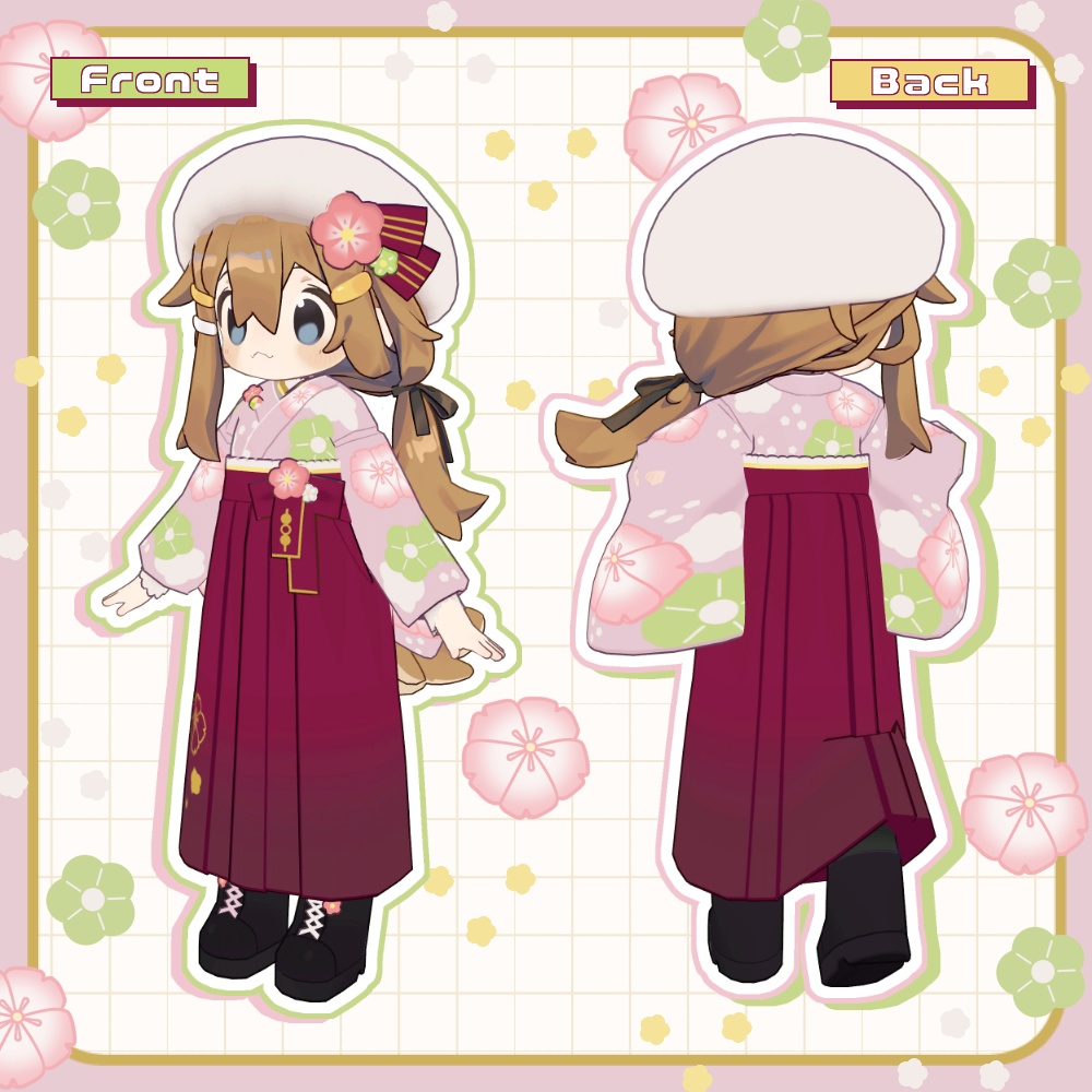 和菓子袴【まめふれんず対応】