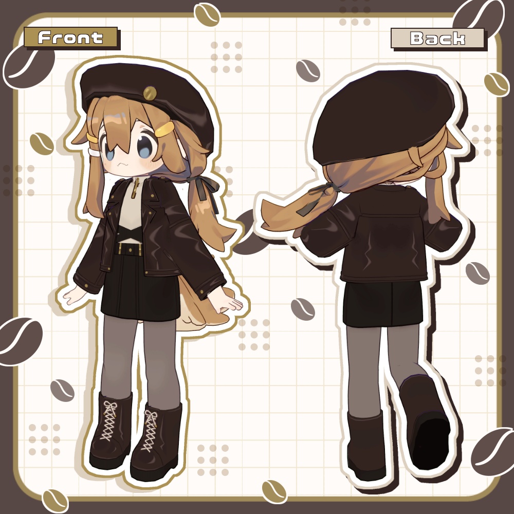 コーヒー豆ジャケット【まめふれんず対応】