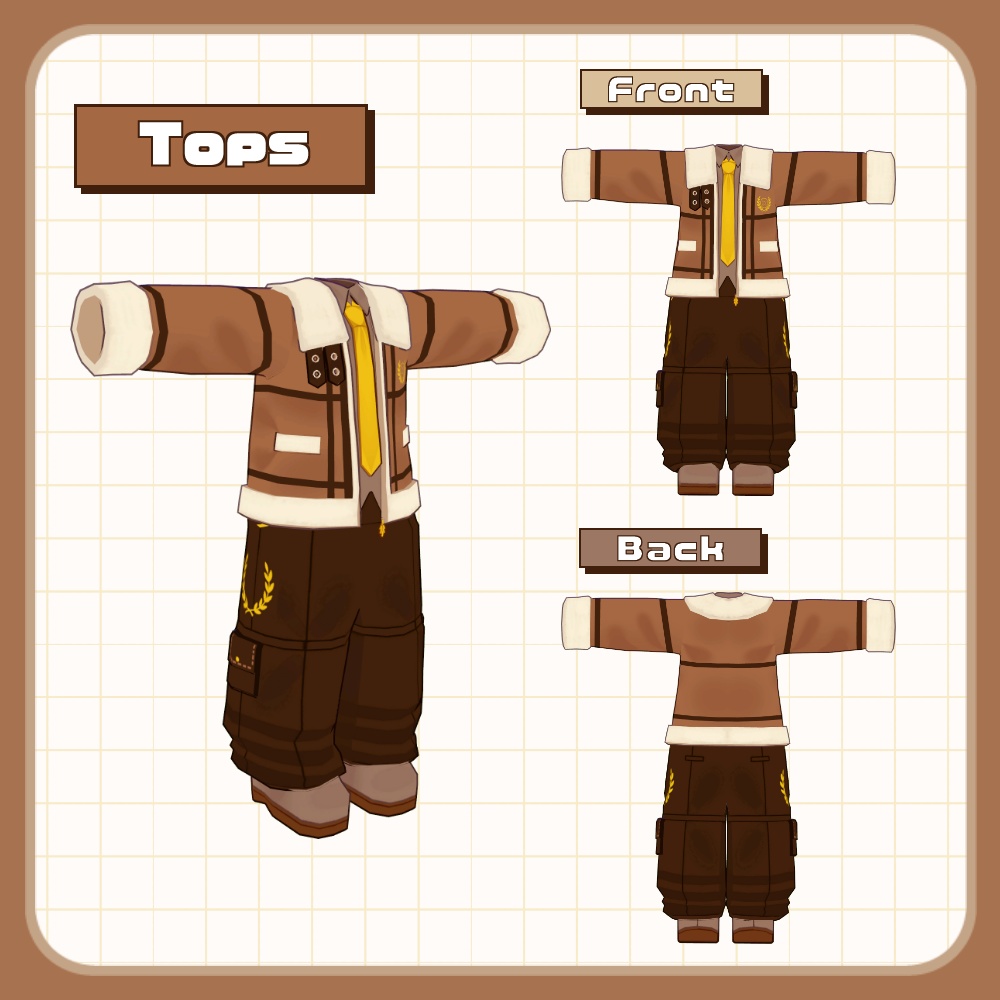 ライ麦ジャケット【まめふれんず対応】