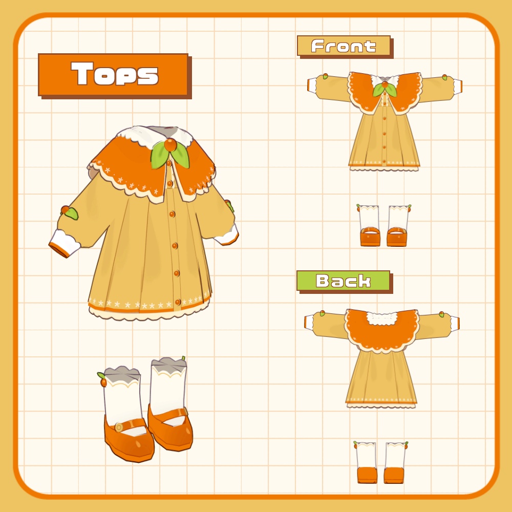 金柑ワンピース【まめふれんず対応】