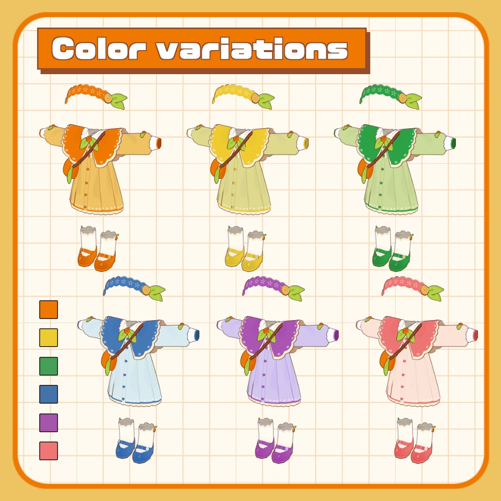 金柑ワンピース【まめふれんず対応】