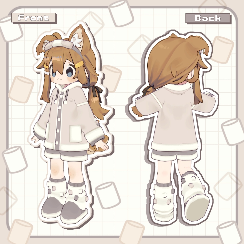 マシュマロパジャマ【まめふれんず対応】