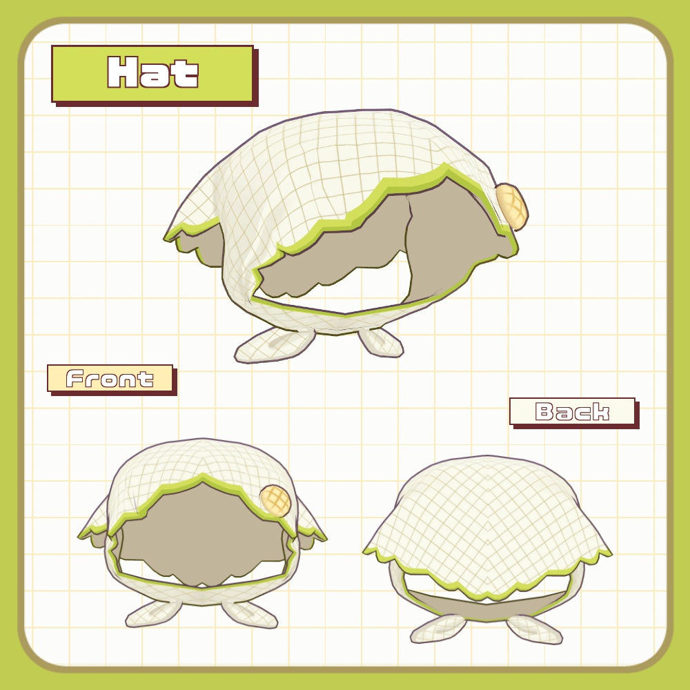 メロンパンサロペット【まめふれんず対応】