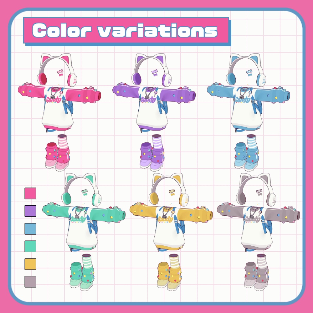 キャンディスウェット【まめふれんず対応】