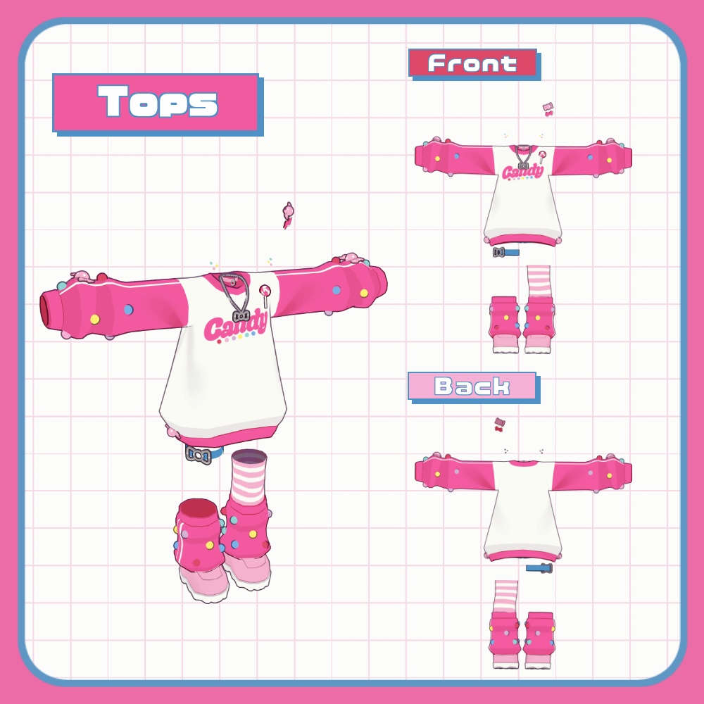 キャンディスウェット【まめふれんず対応】