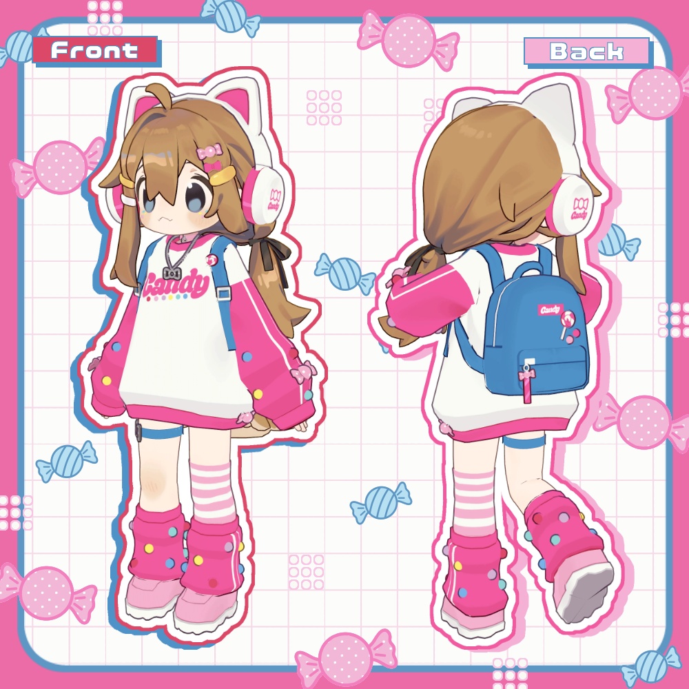 キャンディスウェット【まめふれんず対応】