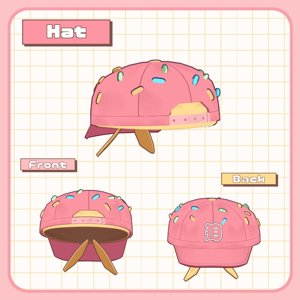 【まめふれ対応】ドーナツヒップホップ / Donut HipHop【Mamehinata/Kipfel】